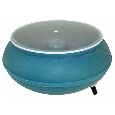 Vibratory Tumbler Bowl and Lid, 12In Dia. MPN:23-036