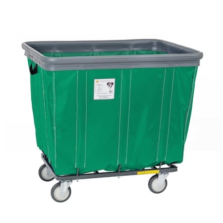 Vinyl Basket Truck with Air Cushion Bumper and Steel Base, 16 Bushel, Forest Green MPN:416SOBC/FG