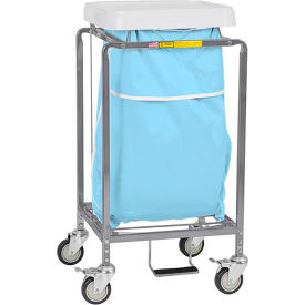R&B Wire Single Leakproof Hamper Steel Blue 682B