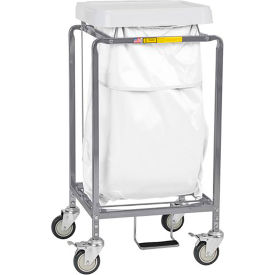 R&B Wire Single Leakproof Hamper Steel White 682W