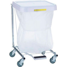 R&B Wire Single Medium Duty Hamper with Foot Pedal 28