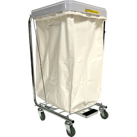 R&B Wire Reusable Antimicrobial Hamper Bag White 641W