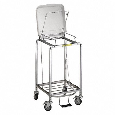 Laundry Hamper Cart 1 Comp Gry 3.5 cu ft MPN:672NB