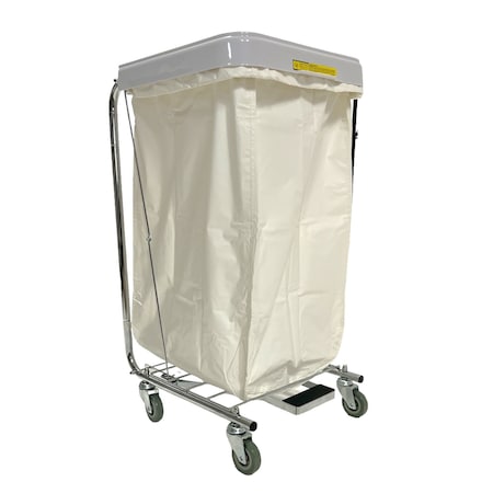 Drawstring, Nylon, Hamper Bag, White MPN:640W