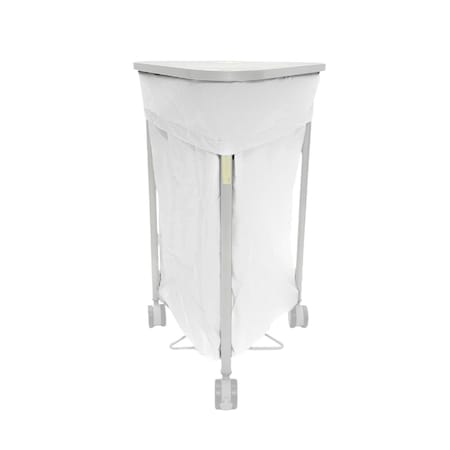 Drawstring, Vinyl, Hamper Bag, White MPN:669/AMW