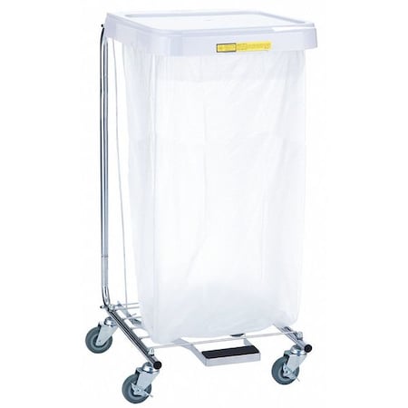 Single Medium Duty Hamper with Foot Pedal, 35