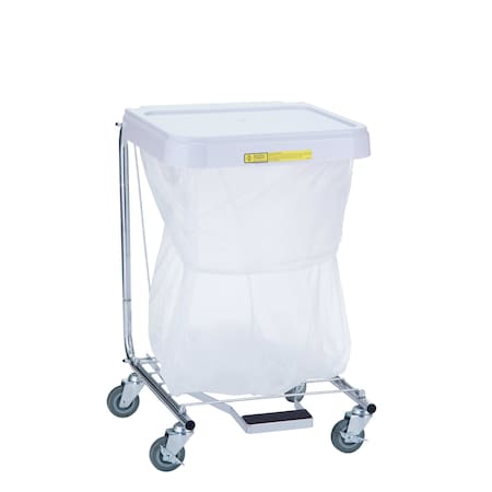 Single Medium Duty Hamper with Foot Pedal, 28