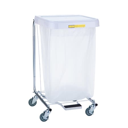 Single Medium Duty Hamper with Foot Pedal, 32