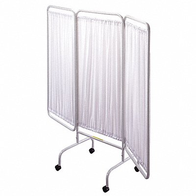 Privacy Screen w/Casters 3 Panel White MPN:PSS-3C