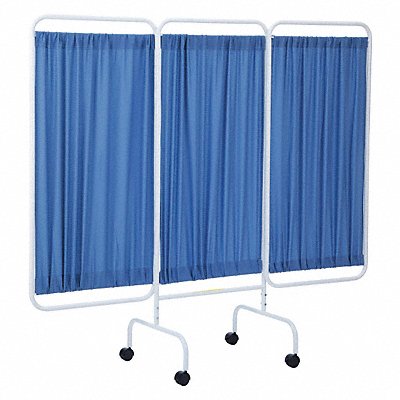 Privacy Screen 3 Panel 69inH Blue MPN:PSS-3C/AM/BF