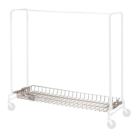 Basket Shelf, 60 in W, Silver MPN:783