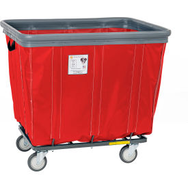 R&B Wire Vinyl Bumper Truck All Swivel 20 Bushel Capacity Red 420SOBC/RD