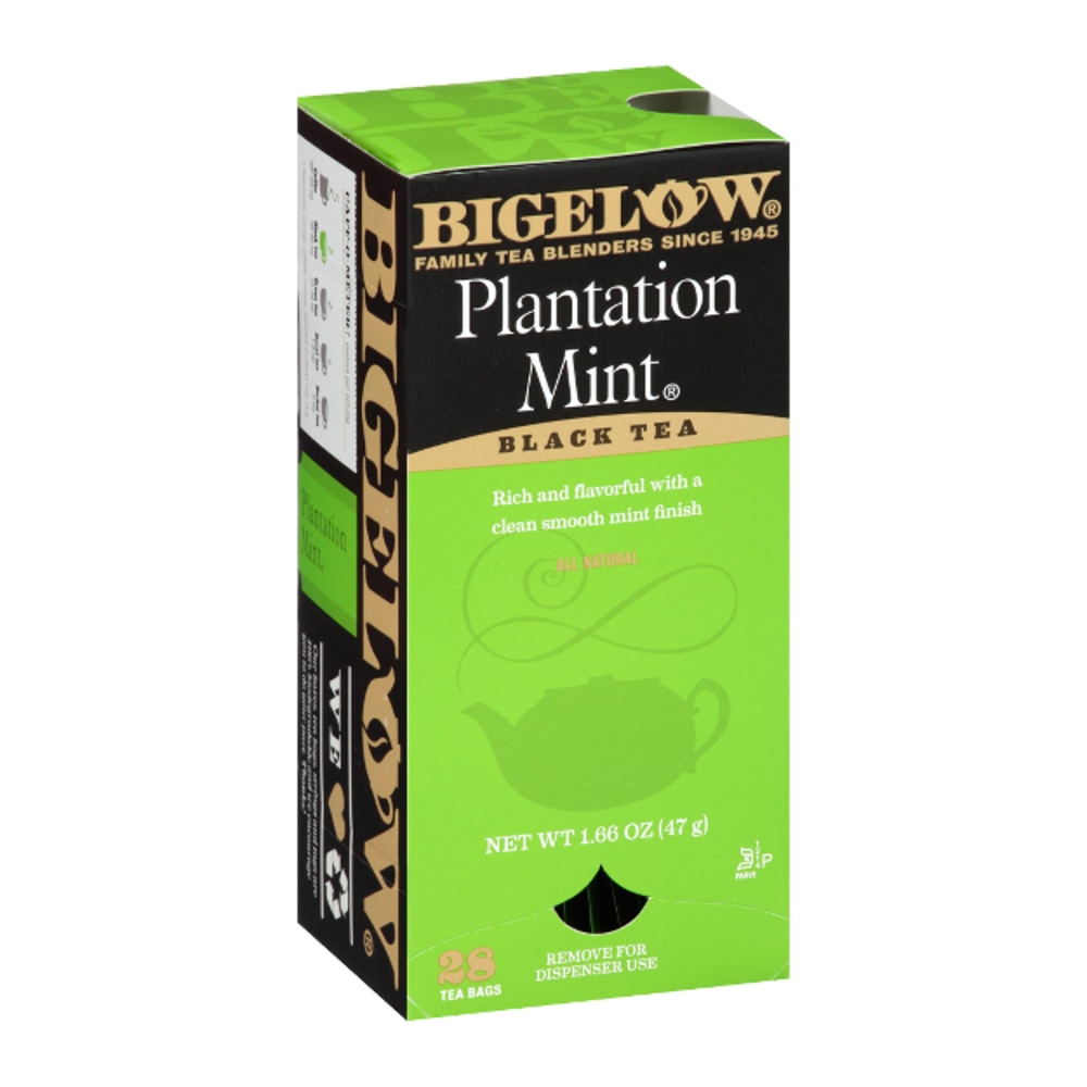 Bigelow Plantation Mint Tea Bags, Box Of 28 MPN:10344