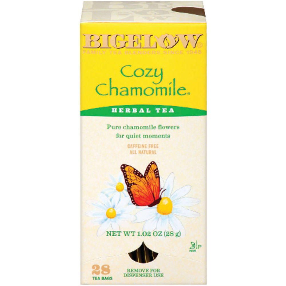 Bigelow Cozy Chamomile Tea Bags, Box Of 28 (Min Order Qty 11) MPN:00401