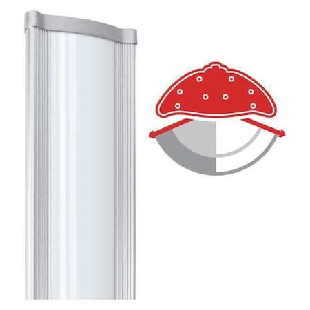 LEDHighBay, Silver, 600, 4713/16inL, 65/8inW MPN:HB648160W50