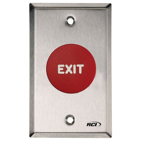 908 Series, Pushbutton, Stainless Steel MPN:908-RE-MO 32D