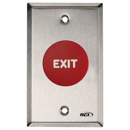908 Series, Pushbutton, Stainless Steel MPN:908-RE-TD 32D