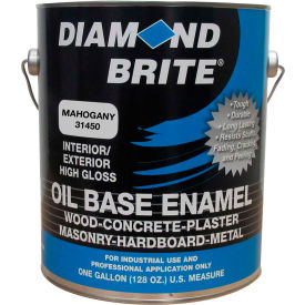 Diamond Brite Oil Enamel Paint Mahogany Gallon Pail 1/Case - 31450-1 31450-1