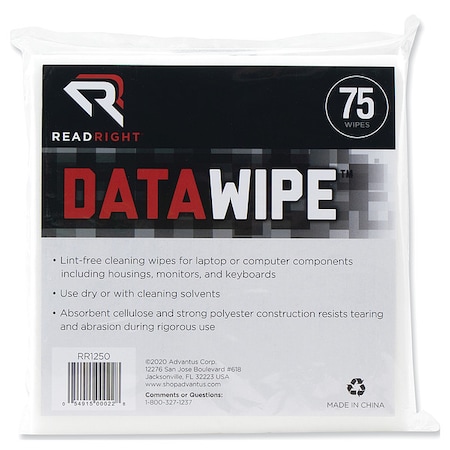 Cleaning Wipes, 6 x 6