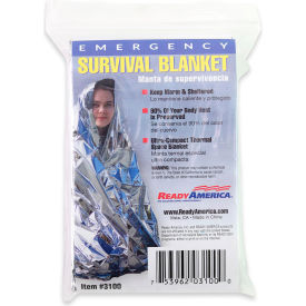 Ready America® Emergency Survival Blanket 4-1/2