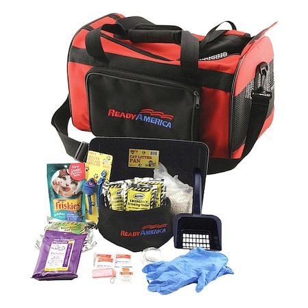 Cat Emergency Kit, Fabric 20 Components, 1 People Served MPN:77100