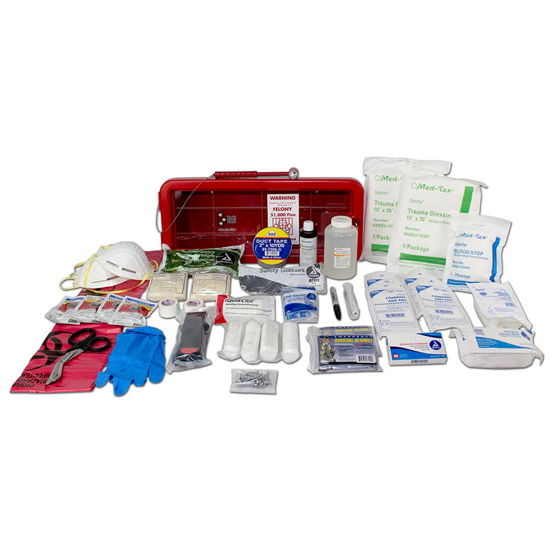 Ready America Bleed Control Trauma Management Station, Red MPN:10360
