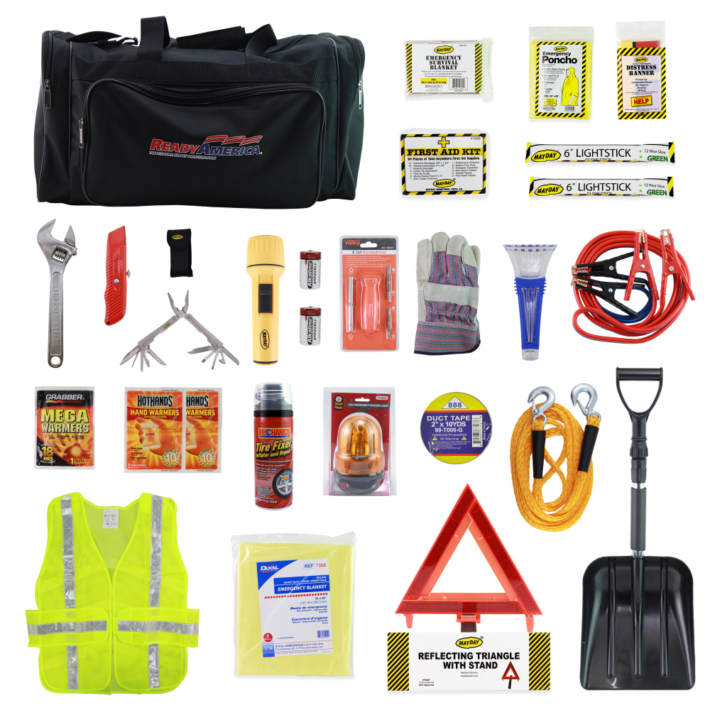 Ready America Auto Deluxe Emergency Response Kit MPN:70353