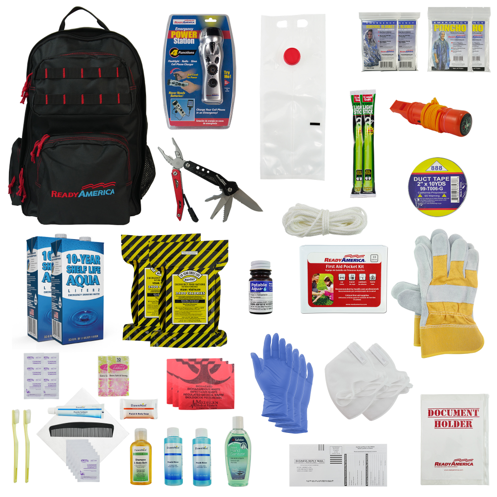 Ready America 2-Person 3-Day Professional Emergency Backpack MPN:70481