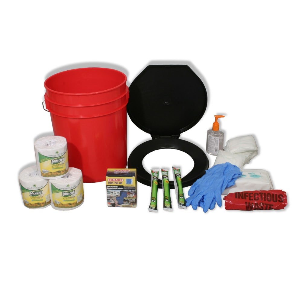Ready America 4-10 Person Lockdown Toilet Emergency Kit MPN:71641