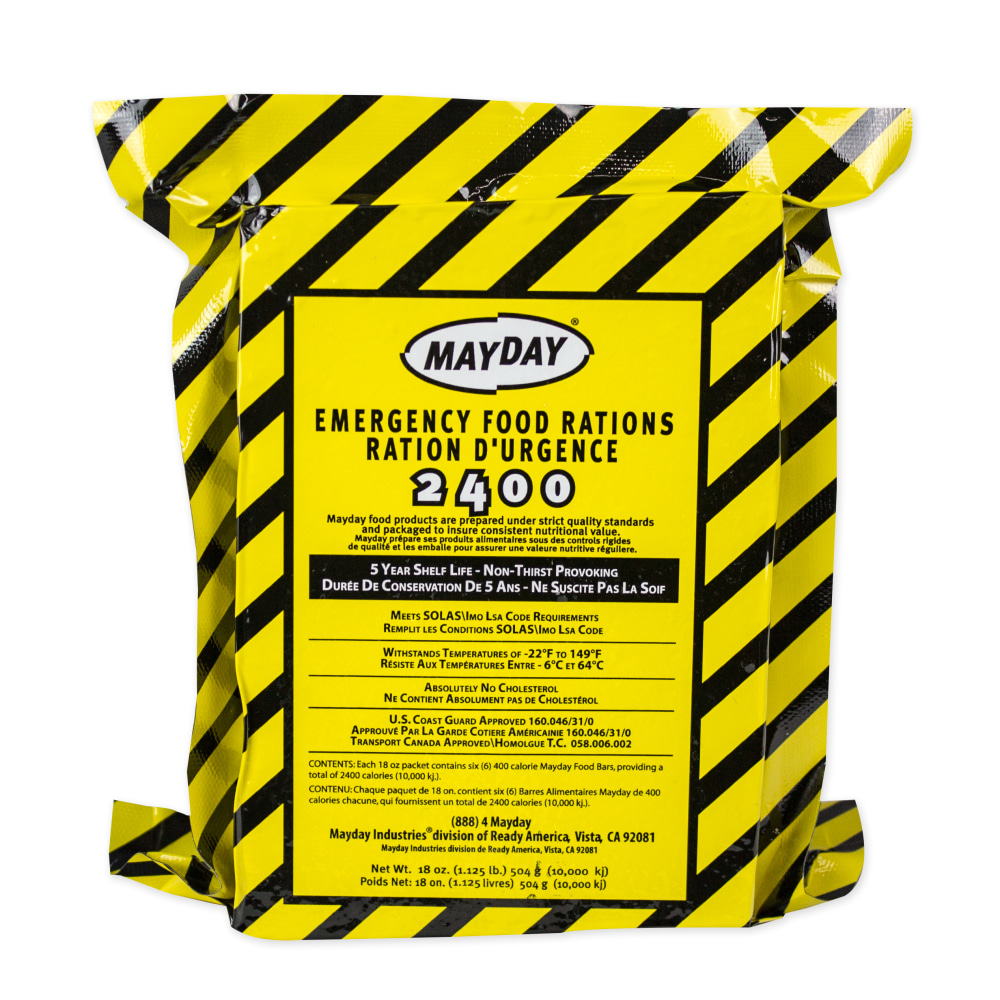 Ready America Emergency 2, 400 Calorie Food Bars, Pack Of 12 Bars MPN:73504