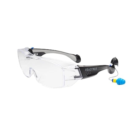 Fit Over, Safety Glasses/Ear Plugs Kits, 1 PR MPN:GLFOB-CL-1