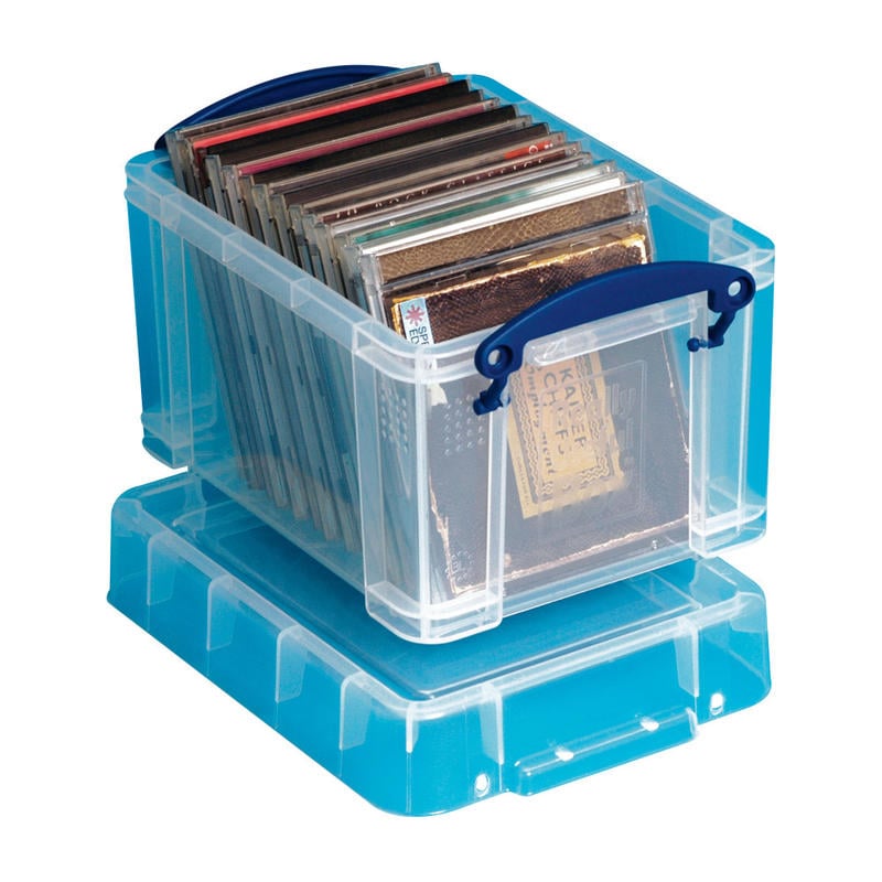 Really Useful Box Plastic Storage Container, 3.0 Liters, Clear (Min Order Qty 10) MPN:3.0C