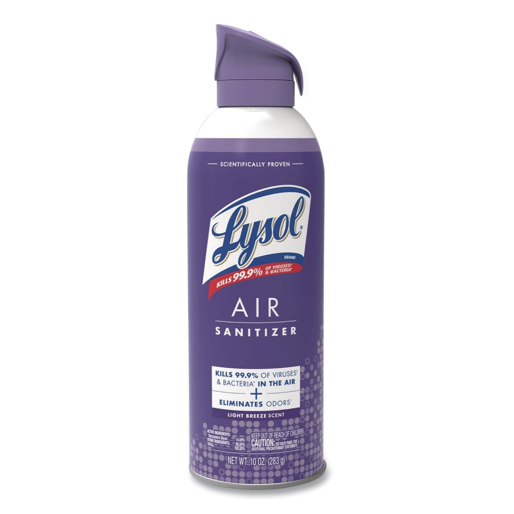 Lysol Air Sanitizer Spray, Light Breeze, 10 oz Aerosol Spray MPN:19200-99394EA