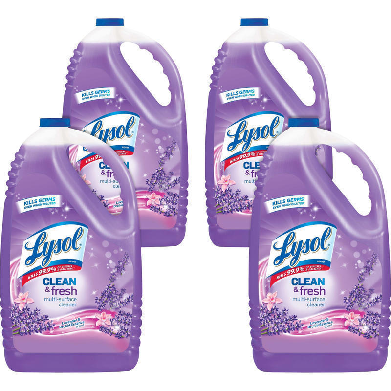 Lysol Clean/Fresh Lavender Cleaner, 144 fl oz, Clean & Fresh Lavender Orchid Scent, Case of 4 - 88786CT MPN:88786CT