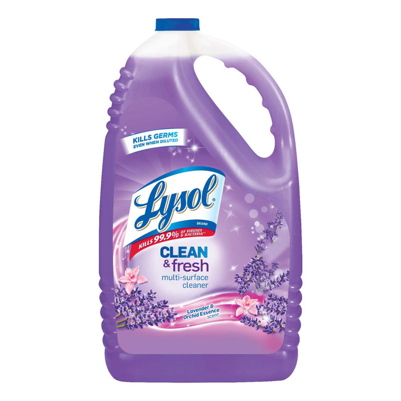 Lysol Clean & Fresh Multi-Surface Cleaner, 144 Oz, Clean & Fresh Lavender Orchid (Min Order Qty 2)