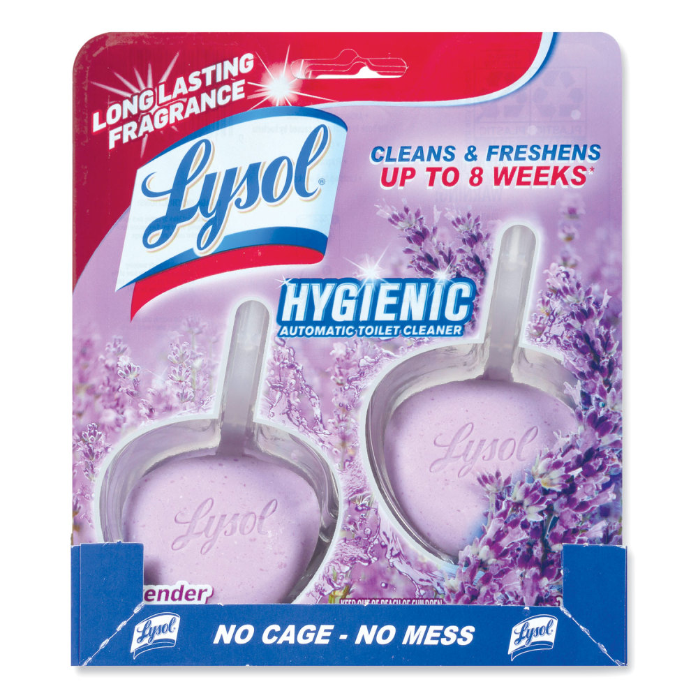 LYSOL Brand Hygienic Automatic Toilet Bowl Cleaner, Cotton Lilac, 2/Pack MPN:19200-83722