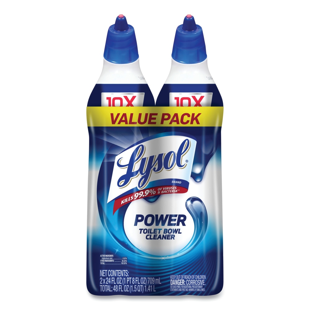 Disinfectant Toilet Bowl Cleaner, Atlantic Fresh, 24 oz Bottle, 2/Pack MPN:19200-98016