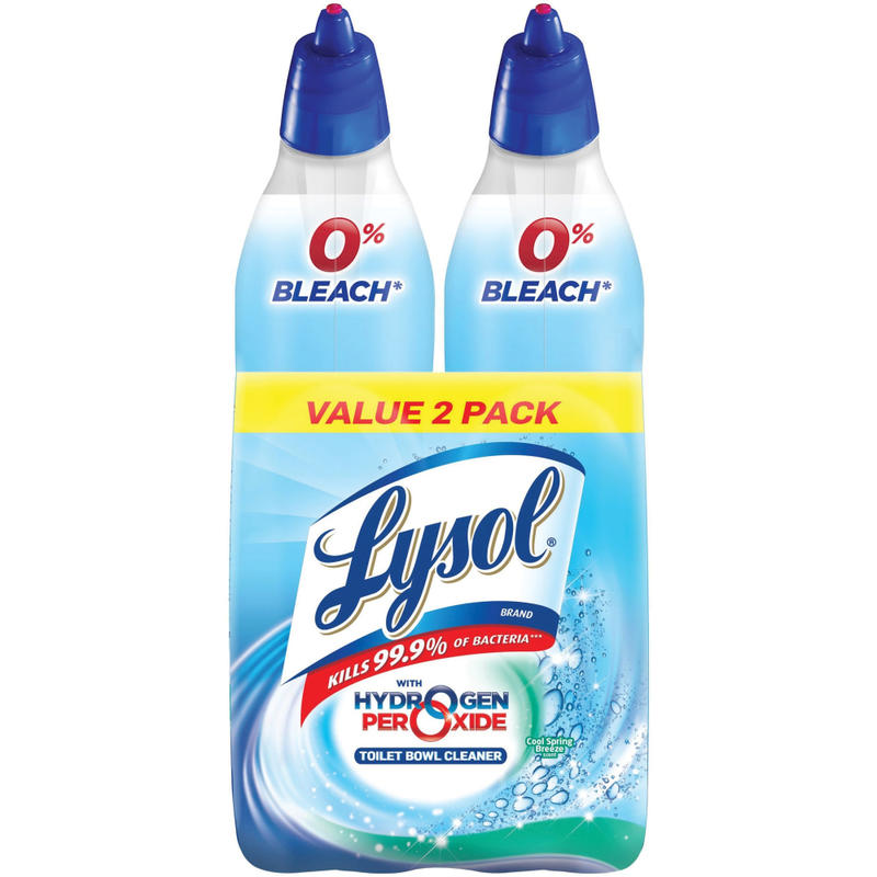 Lysol Hydrogen Peroxide Toilet Cleaner, 24 fl oz, Ocean Fresh Scent, Pack of 8 - 96084CT MPN:96084CT