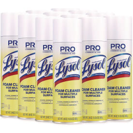 Professional LYSOL® Disinfectant Foam Cleaner 24 oz. Aerosol Spray 12 Cans/Case - 02775 REC 02775