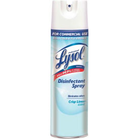 Professional LYSOL® Disinfectant Crisp Linen 19 oz. Aerosol Spray 12 Cans/Case - 74828 REC 74828