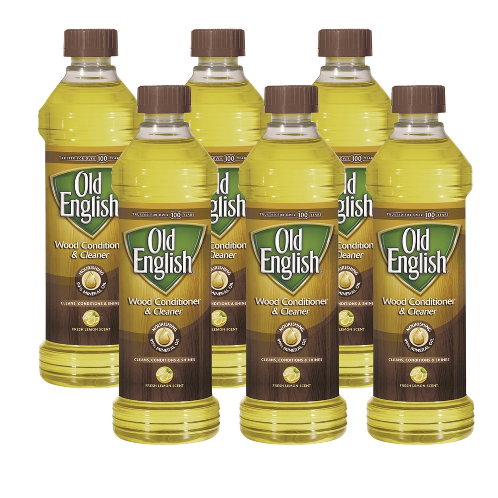 OLD ENGLISH Oil, Furniture, Fresh Lemon, 16 oz Bottle, 6/Carton MPN:62338-75143