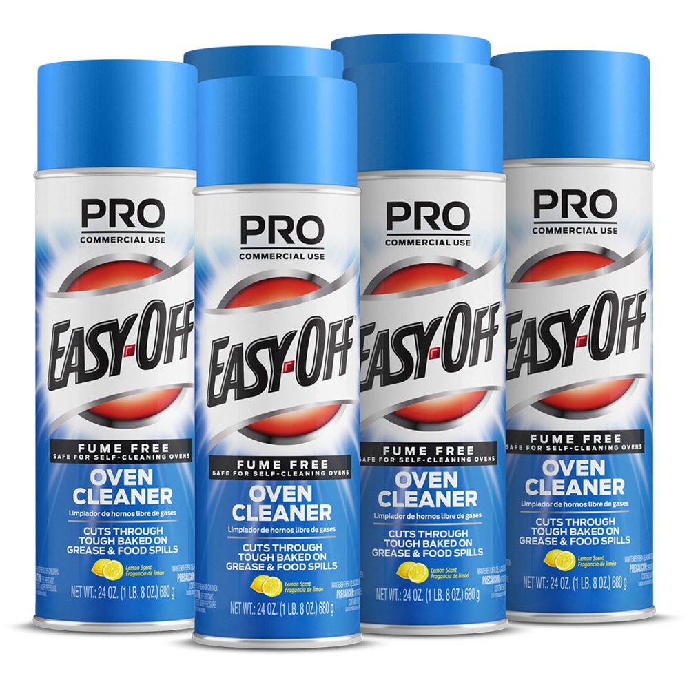 Professional Easy-Off Fume Free Over Cleaner - 24 oz (1.50 lb) - Lemon Scent - 6 / Carton - White MPN:62338-85260