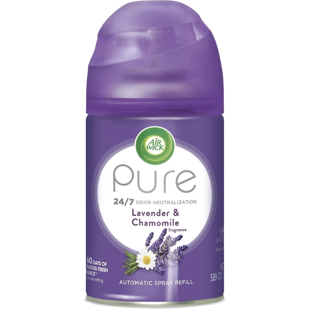 Air Wick Freshmatic Dispenser Refills, 6.17 Oz, Lavender/Chamomile, Carton Of 6 Refills MPN:77961CT