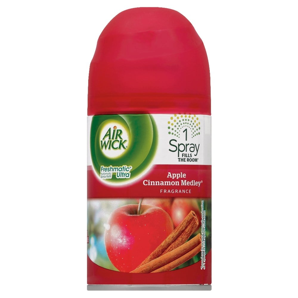 Air Wick Freshmatic Automatic Spray Air Freshener Refill, Apple Cinnamon Medley Scent, 6.17 Oz. (Min Order Qty 8) MPN:78283