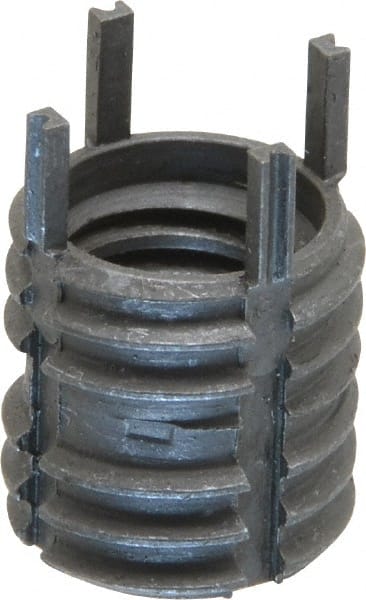 Thread Locking Insert: 3/8-16 Internal Thread, 1/2-13 External Thread, UNC, 1/2
