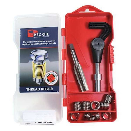 Free-Running Helical Insert Repair Kit, Helical Inserts, M14-1.25, Plain 18-8 Stainless Steel MPN:38142