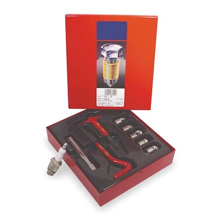 Free-Running Helical Insert Repair Kit, Helical Inserts, M18-1.50, Plain 18-8 Stainless Steel MPN:38180