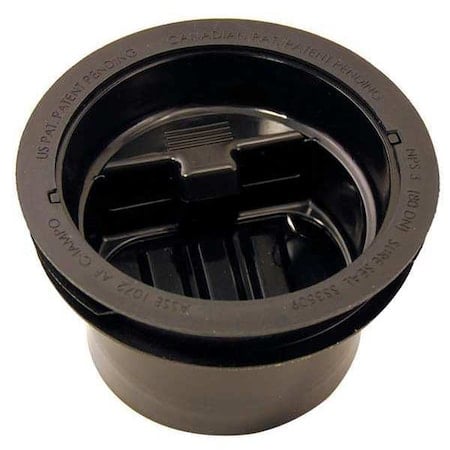 3-1/2 Dia, HDPE, Black, Trap Seal, Drain Seal MPN:97043
