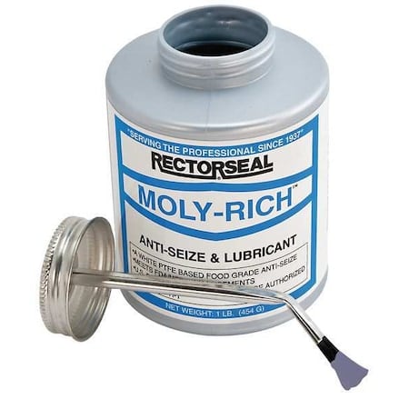 Anti Seize, Moly Paste, 16 oz, Brush Top MPN:71431