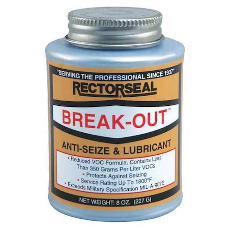 Anti Sieze Compound, Break Out, 8 oz. MPN:73551